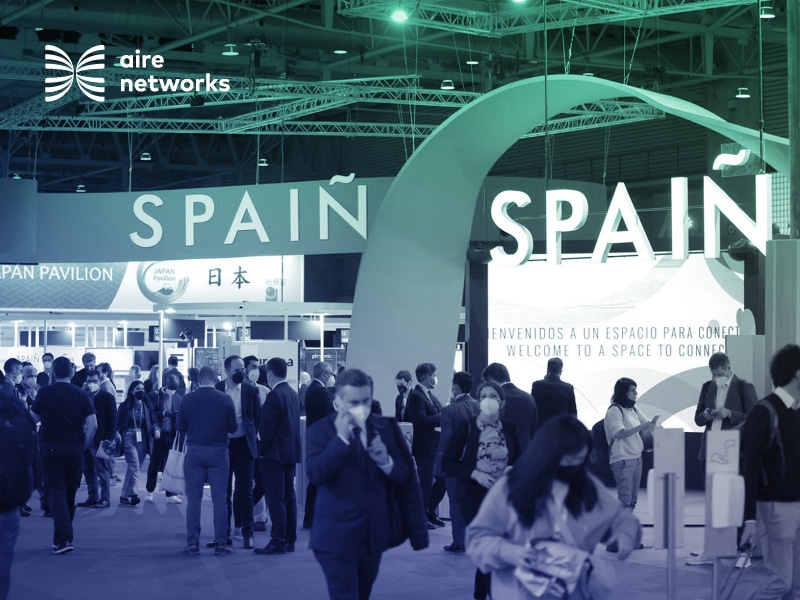 Aire Networks, seleccionado para el pabellón España del MWC